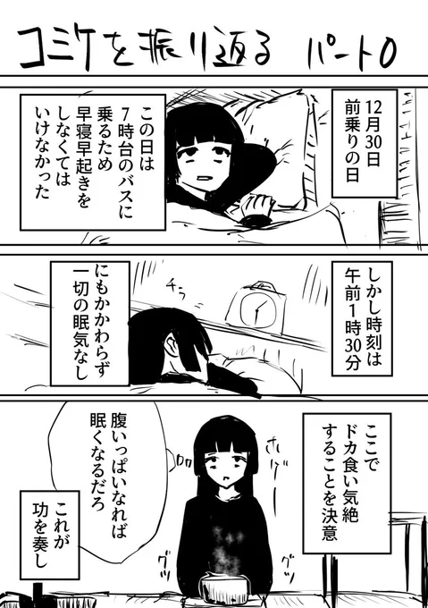 コミケを振り返る漫画 パート0

ちまちま描いていきます
注意点
・嬉しかったことや自分語りをつらつらかくだけ
・おもしろ脚色 おもしろ誇張なし
・めっちゃ雑
・自画像との共通点が隈がある位しかない
以上の点から読んでられない可能性大です
大丈夫って方はどうぞ 