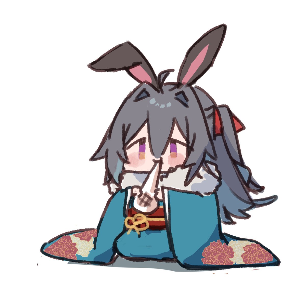 「」|冬波ゆんさんのイラスト