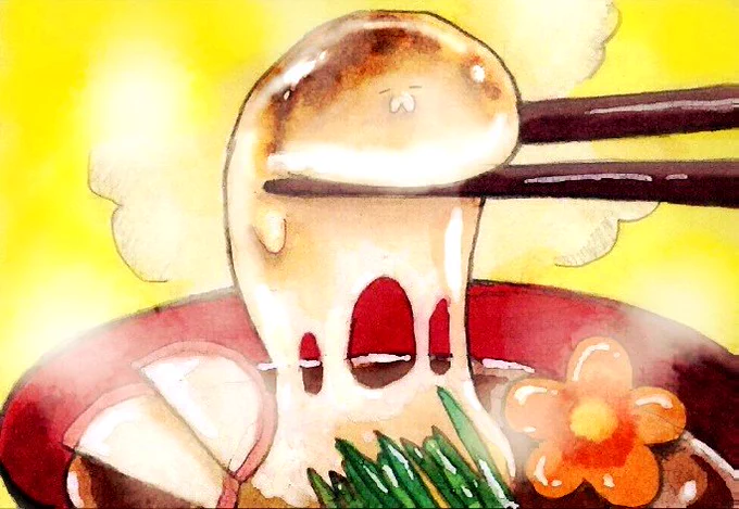 お雑煮荒巻#荒巻スカルチノフ #イラスト #正月 