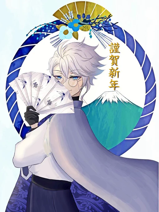 新年あけましておめでとうございます今年の書き初めはにしました!隠れミッキーあるので探してみてください!#twstファンアート 