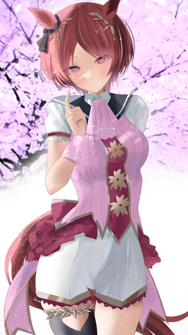 "サクラ"のように咲いて見せます!いつか必ず#ウマ娘 #サクラローレル 