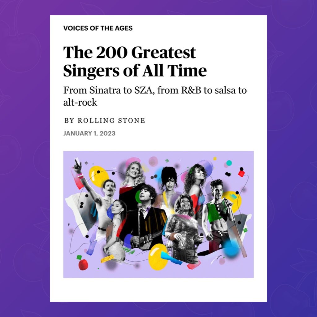 taycekordei's tweet photo. Tayce was not included on Rolling Stone’s 200 Greatest Singers of All Time list https://t.co/uNmhQvfen1