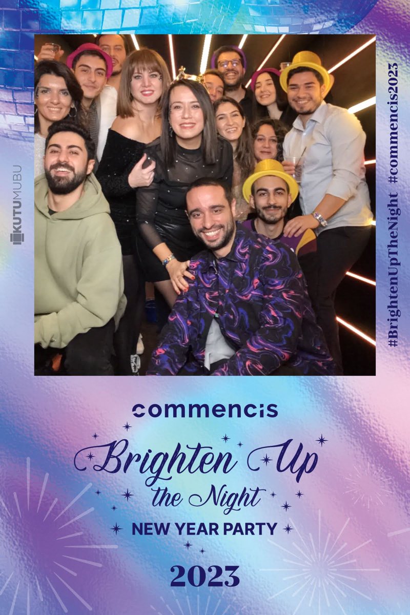 commencis's tweet photo. A memorable new year's party is the perfect way to end a great year. Let's celebrate the start of 2023 with a #TB of our #BrightenUpTheNight party. Thanks to all those who joined us! #Commencis team wishes you a #happynewyear once again!🥳#Commencers #NewYearParty #commencis2023 https://t.co/LIlVnXTCEv