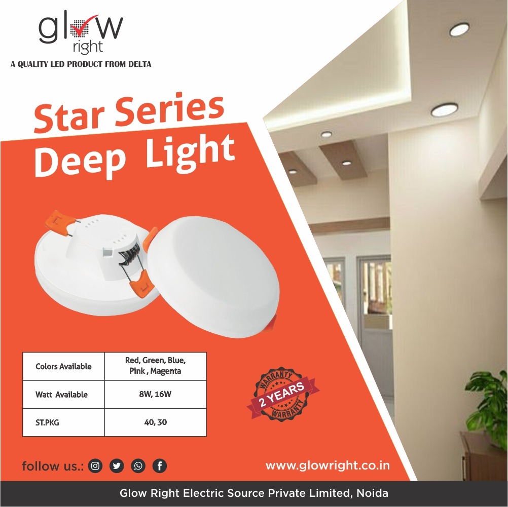 GlowrightIndia's tweet image. Glow Right Star Series Deep Light is the perfect light for your home &amp;amp; office space.

.

.

.

For More Options Visit Us:- glowright.co.in

.

.

.

#glowright #glowrightgroup #deeplight  #ledlights #stardeeplight #deepseries #homedecor #quality #lowpowerconsumption