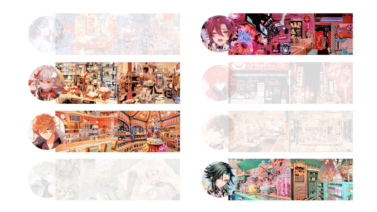 Help rt? Thank you <3 #zonauang

Halo, aku post ulang sisa layout genshin aku karena diskon hehe. Harganya jadi 2.OOO / each, dapet 2 ava ya jpg &amp; png. Payment all e-wallet dan QRIS. Yang mau take boleh langsung dm aja.
