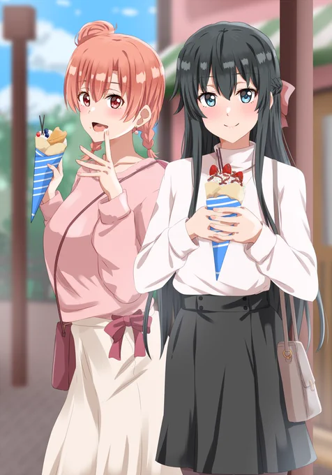 雪乃&結衣デート 