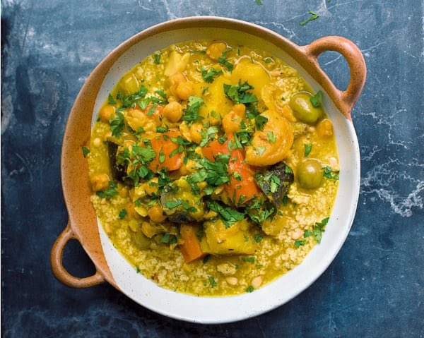 Nigella_Lawson's tweet photo. #RecipeOfTheDay is a vat of aromatic comfort in the form of this Moroccan Vegetable Pot (along with its Couscous with Pinenuts and Dill). It’s perfect if you’re doing #Veganuary and even if you’re not, frankly! https://t.co/tpeqKqpd5Q https://t.co/lrlQlEF1Gu
