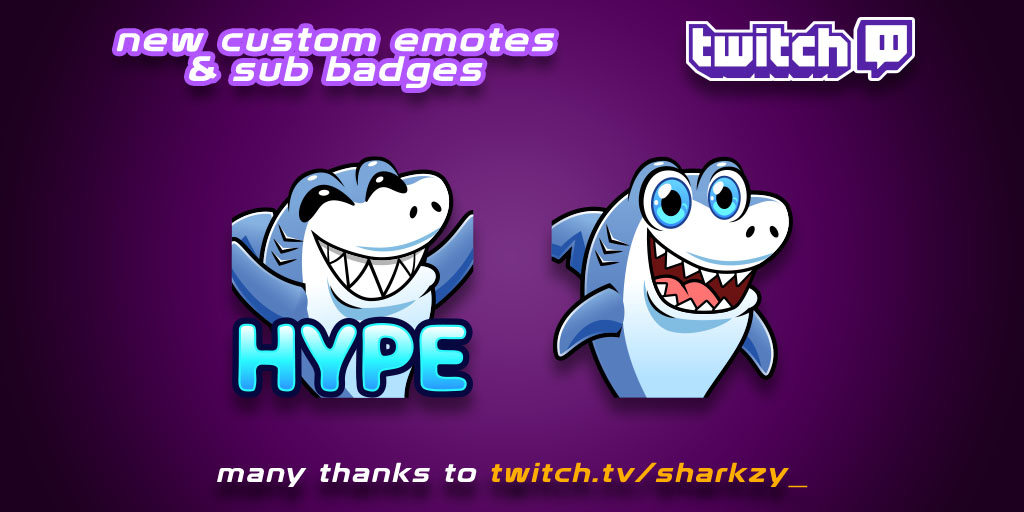 goblinguyFVRR's tweet photo. Shark emotes done for https://t.co/Psw6GhDqjr and went amazing could working with you!

#commissions #twitch #emote #emoteartist #subbadges #commissionsopen #twitchaffiliate #twitchpartner #twitchstreamer #twitchemotes https://t.co/ROwZ1feXS3