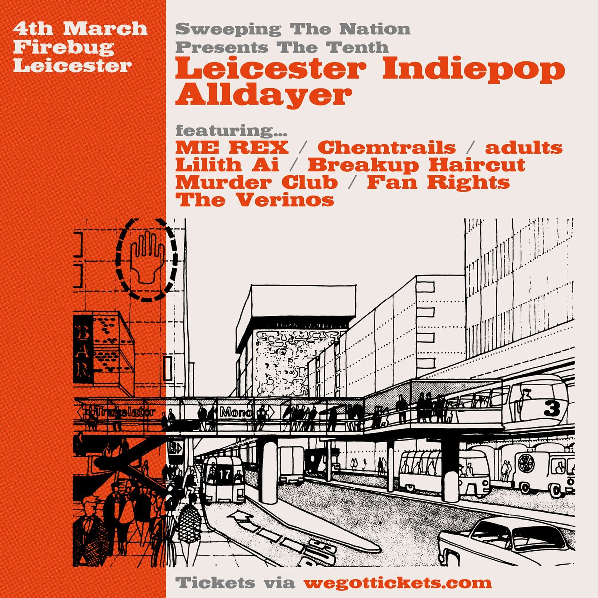 Sweeping The Nation (@sweepingnation) on Twitter photo Now all that is nearly out of the way, full steam ahead for Leicester Indiepop Alldayer 2023 on 4th March at <a href="/FirebugBar/">Firebug</a> with <a href="/merexband/">ME REX 🪱</a> @chemtrails_band <a href="/sclubadults/">s club adults *support the strikes*</a> <a href="/lilithaimusic/">lilith_ai</a> @breakuphaircut <a href="/MurderClubuk/">Murder Club</a> etc. Just over 40 tickets left: wegottickets.com/event/555624 Now all that is nearly out of the way, full steam ahead for Leicester Indiepop Alldayer 2023 on 4th March at <a href="/FirebugBar/">Firebug</a> with <a href="/merexband/">ME REX 🪱</a> @chemtrails_band <a href="/sclubadults/">s club adults *support the strikes*</a> <a href="/lilithaimusic/">lilith_ai</a> @breakuphaircut <a href="/MurderClubuk/">Murder Club</a> etc. Just over 40 tickets left: wegottickets.com/event/555624