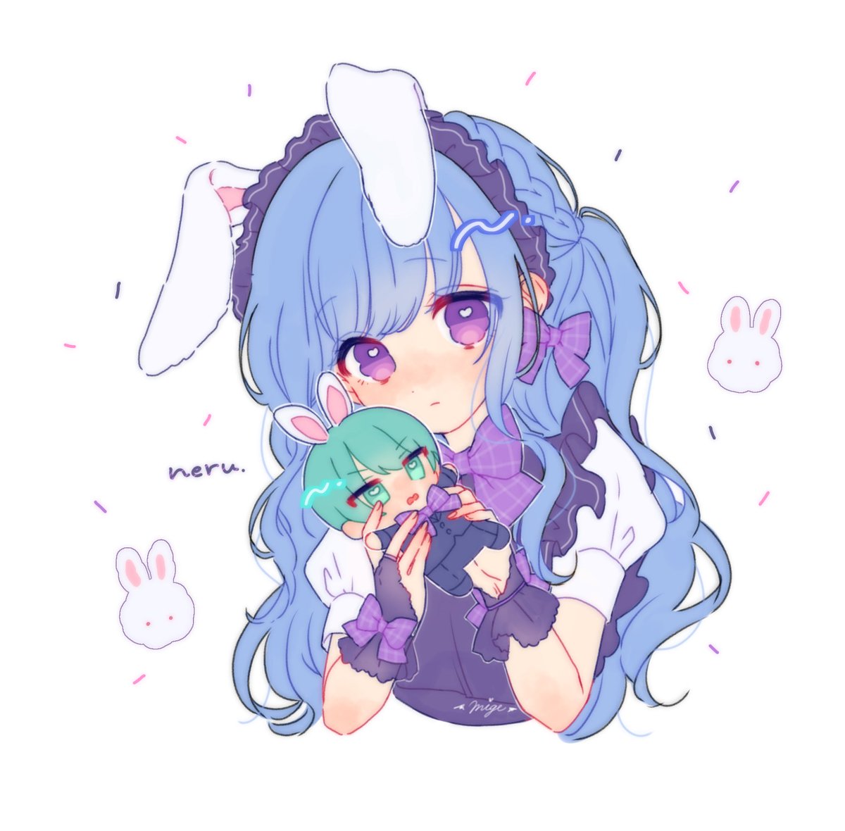 migesub's tweet photo. よあねるちゃん🧡💙 https://t.co/Z3YhMsrUht
