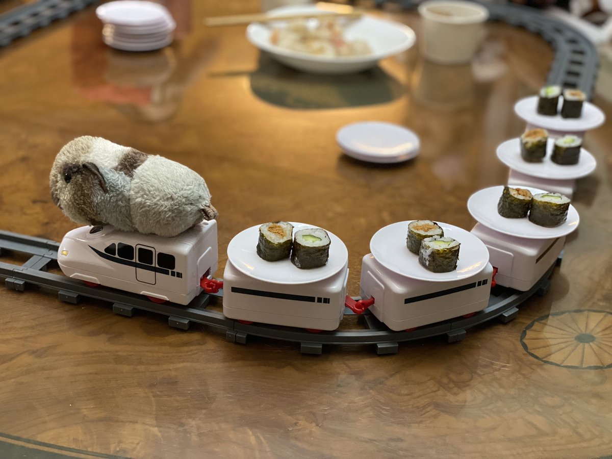 Mini Sushi Train 🚂🍣
～ Happy New Year 

** Taking new custom made orders from 1st February 2023

#handmade
#custommade
#handmadebyangelahsieh
#Taiwan 
#taiwantravel
#taiwanfood
