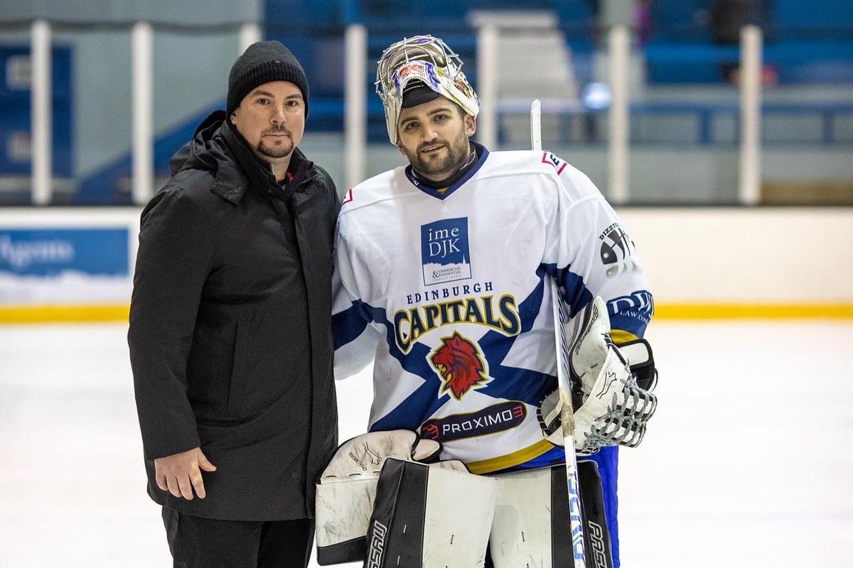 edcapitals's tweet photo. How solid was this guy on Saturday❓

Craig Chalmers picked up the Man of the Match award after a top performance between the pipes. 

Chambo turned away 33 of the 35 shots fired at him 👏🏼👏🏼🦁 https://t.co/kyA7GBVNTA