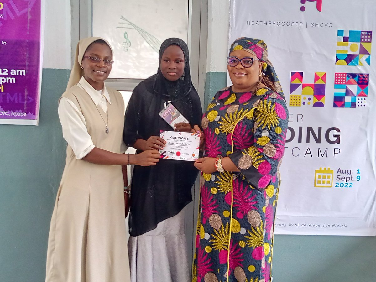 NnantaPaul's tweet photo. OFFICIAL STATEMENT: HeatherCooper Summer Coding Bootcamp 2022 (edition 2)

It was awesome at the Coding Bootcamp. Three hundred 300 Youths gathered to learn and practice the fundamentals of HTML, CSS and JavaScript. Building towards a Web3 project. Thanks @mojisolalawal4u https://t.co/27pjhYXpWm