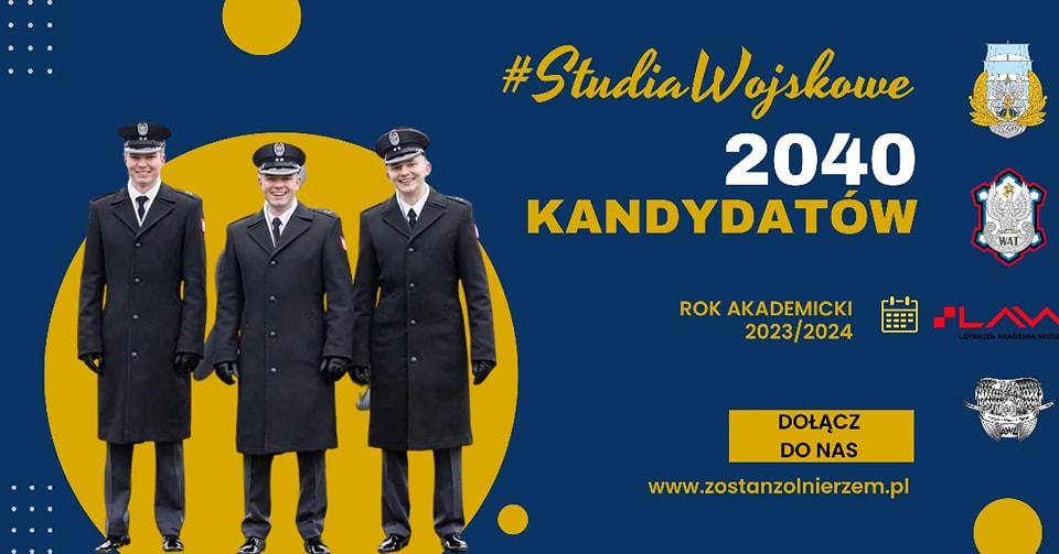 WCRInowroclaw's tweet photo. #StudiaWojskowe 🪖🇵🇱 #Kierunki
Poznaj limity przyjęć na #studia w 2️⃣0️⃣2️⃣3️⃣ roku w akademiach wojskowych 👀👇
informacje znajdziesz 👇
ℹ️ https://t.co/n2tIuJGtRF
ℹ️ https://t.co/4vUH1AiUkJ
🔸️🔹️🔸️🔹️
👉@LWojskowa
👉@WAT_edu
👉@Akademia_MW
👉@AWL_Wroc
#JesteśmyTwojąArmią https://t.co/5LbUXXTVXi