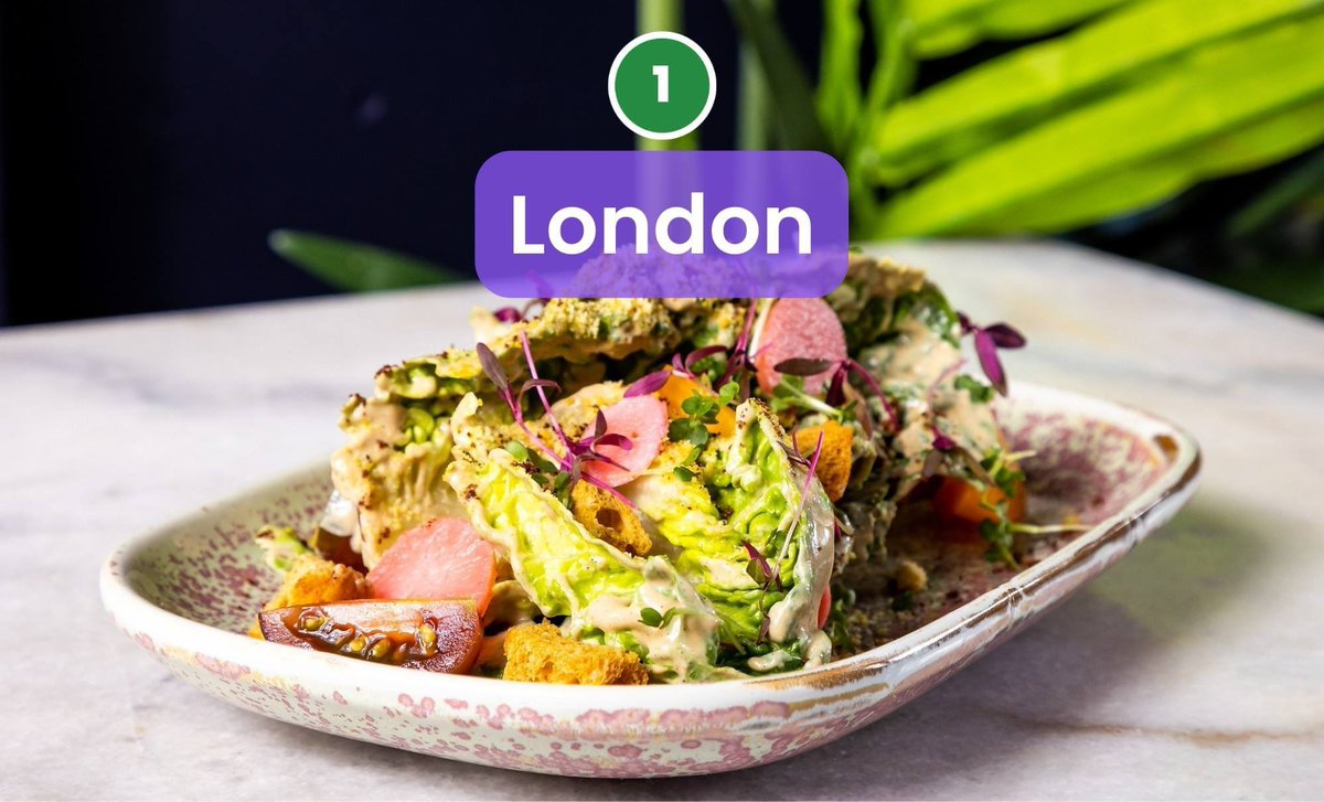 London still leading the list of Top Vegan Cities In The World 
Happy #Veganuary2023 
<a href="/HappyCow/">HappyCow</a> 

happycow.net/vegtopics/trav…