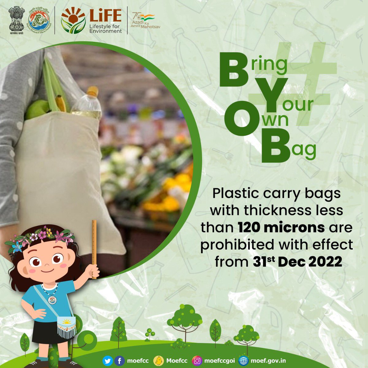 Wildlife Institute of India on Twitter "RT moefcc Always BYOB Bring