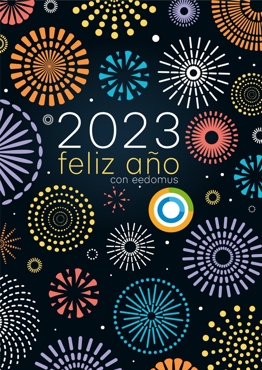 feliz año nuevo 2023 con eedomus