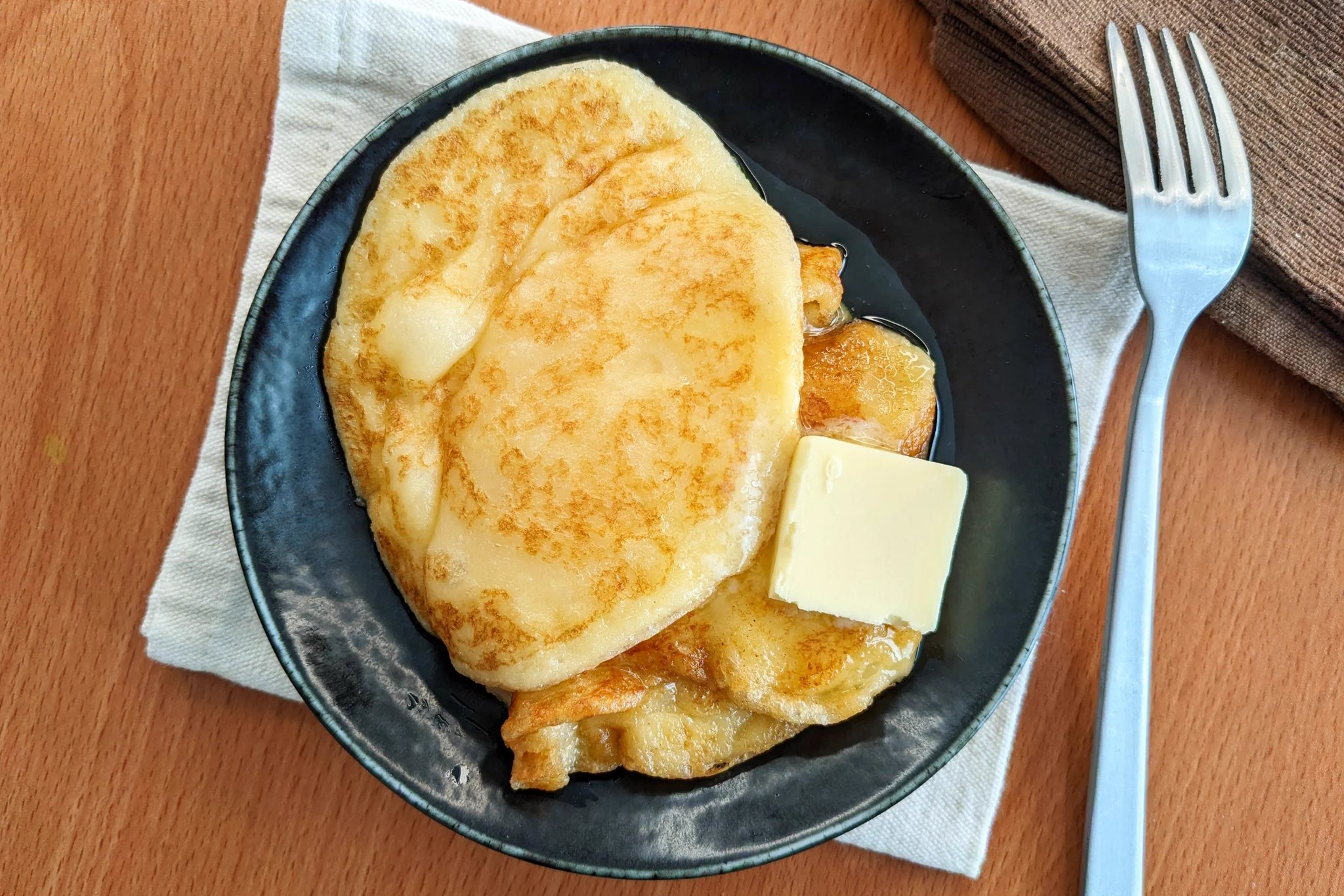 普通のお餅に飽きたらこれ！「餅塩バターフレンチトースト。