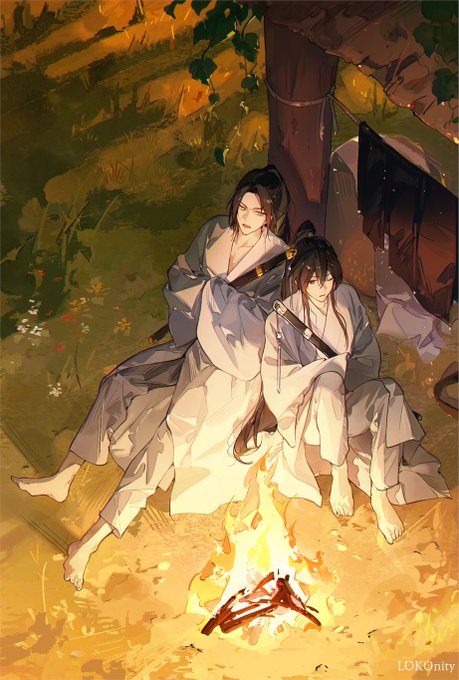 「black hair campfire」 illustration images(Latest)