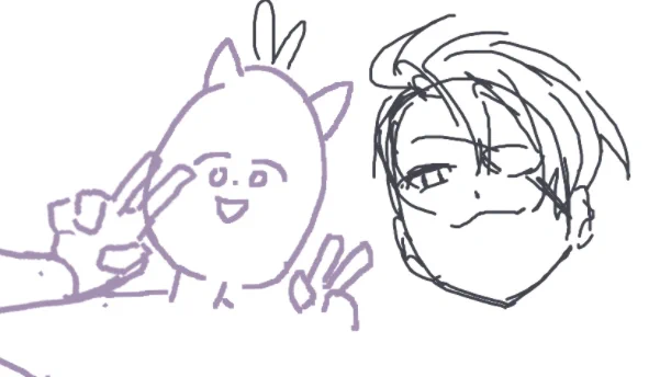 the gap between me and kiv will never not be funny 