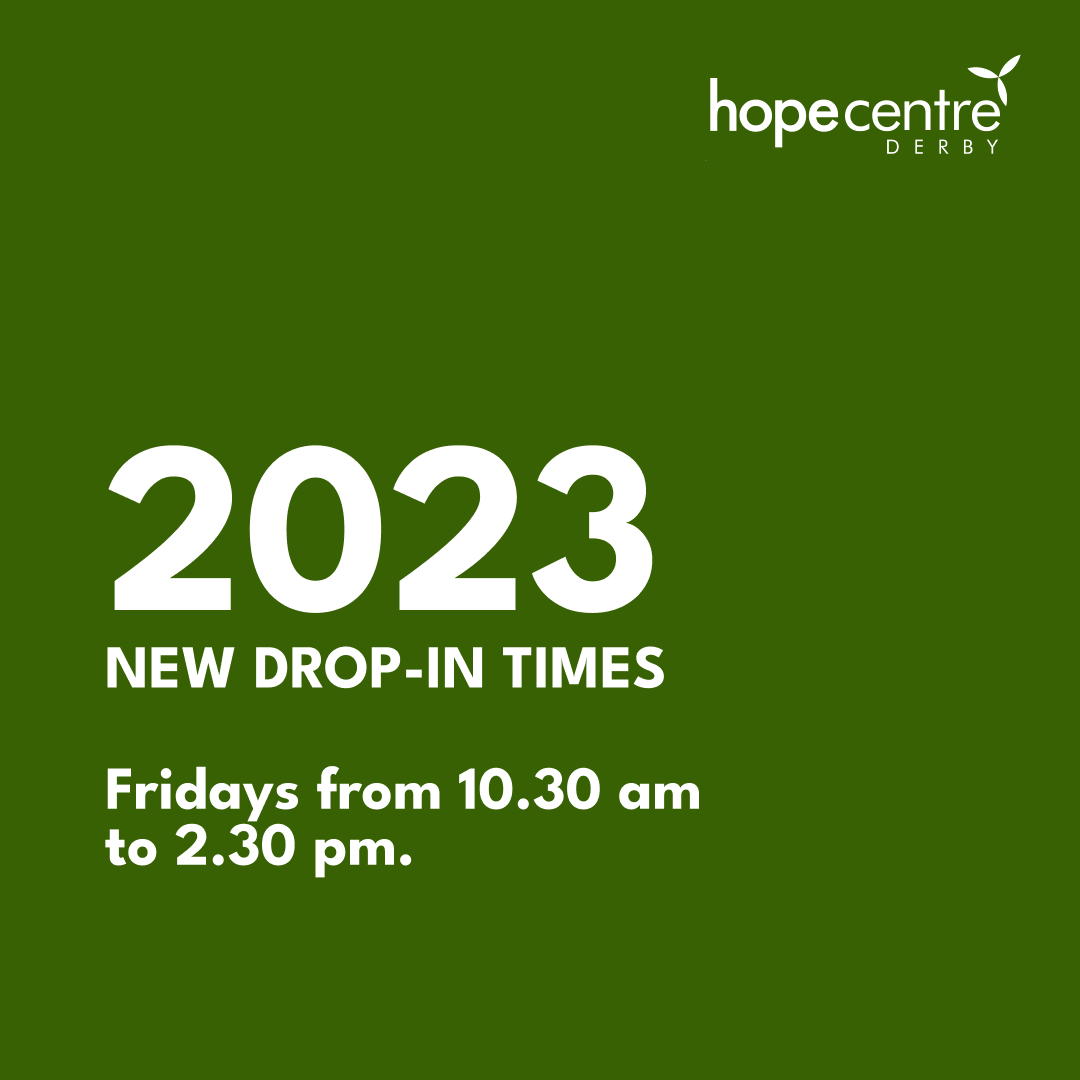 We hope you had a lovely holiday. 
Here is just a  reminder that the Food Bank at the Hope Centre is not open tomorrow. We are back on Friday, the 6th of January, and we have new drop-in hours.