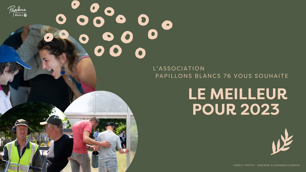 🌟L'ensemble de l'association Papillons Blancs 76 vous adresse ses meilleurs vœux pour 2023. 🌟

😀 Pour cette nouvelle année à vos côtés, nous espérons autant de sourires et de rires pour rythmer notre quotidien