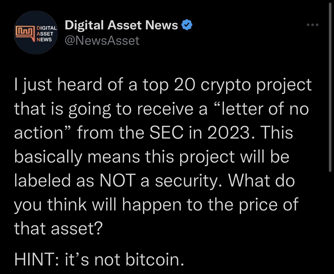 Lennart_up's tweet image. Remember when @Web3foundation announced that $DOT morphed from security to software and most people in CT made fun of it?
It's time to take this seriously.
2023 will be a year of regulatory pain for 99% of tokens.
Act accordingly and invest in software instead of securities🧠