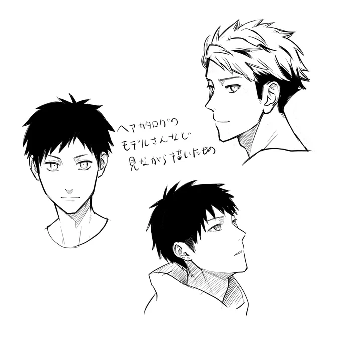 さらさらっとした絵柄に憧れるな～という準備運動です 