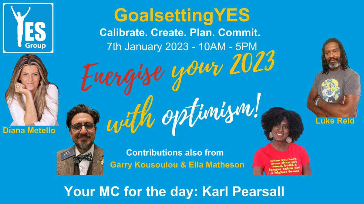 limitlesszone's tweet photo. Want to invest a day this coming Saturday thinking and writing about your goals? I'm hosting and MC for this @YESGroup event. Pm me for 50% full cost ticket https://t.co/n9ct2WqccJ