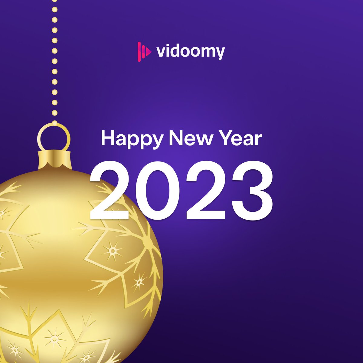 Happy #2023 ! 🥂 Thank you for being part of our journey this past year, let this new 2023 be filled with more opportunities! From our Vidoomy family to yours✨ #HappyNewYear