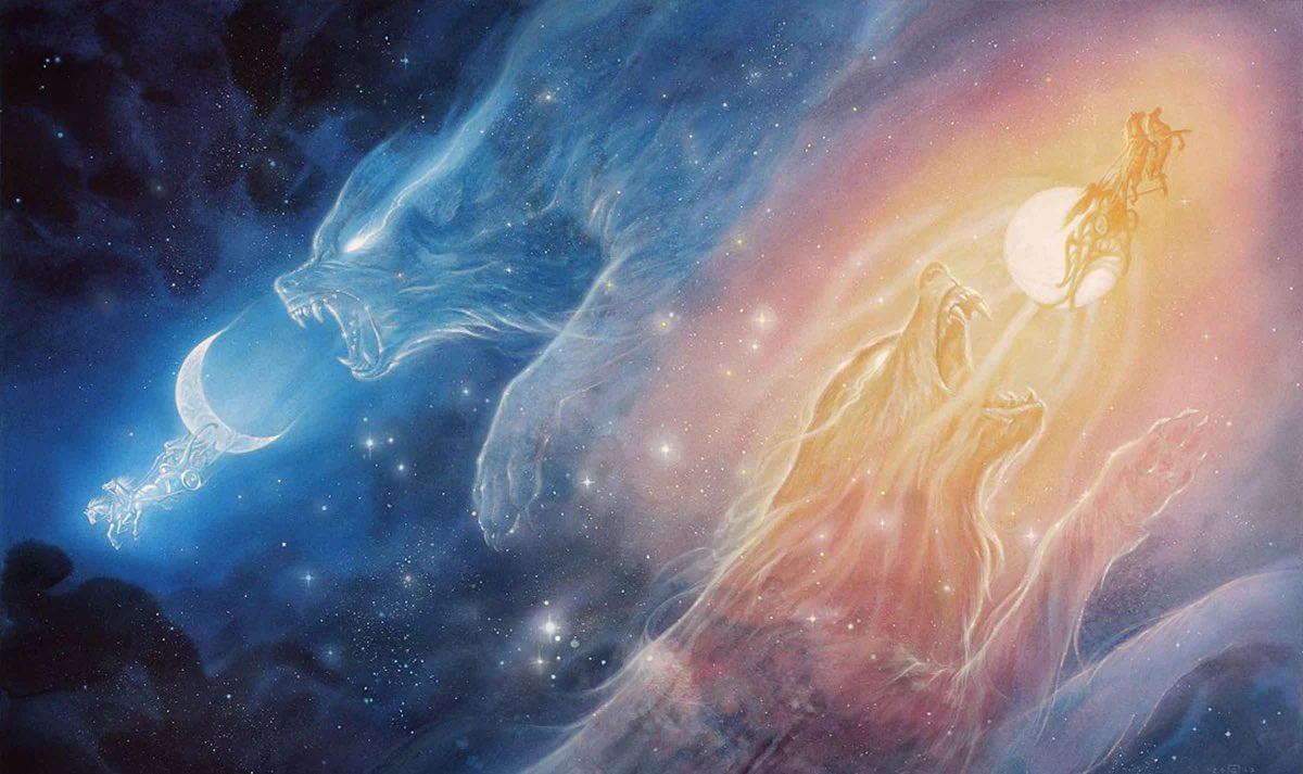Sköll et Hati, deux loups de la mythologie, deux frères, qui s’occupent du cycle du soleil et de la lune.
Un son pour AD « Sköll » et un son pour NOS « Hati » ? 🤔