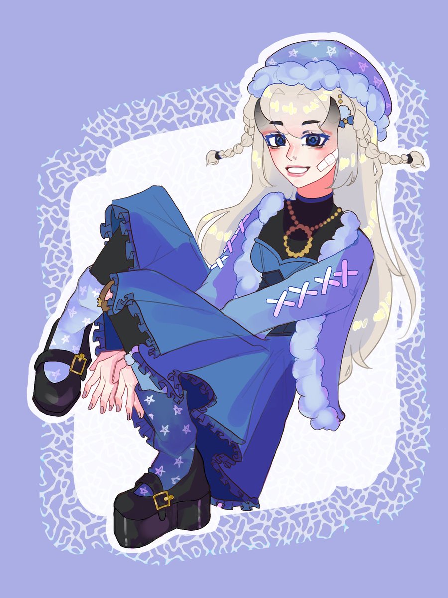 playz_rin's tweet photo. My entry for #JOVA22AC 💙💙 https://t.co/NtJYby4iCh