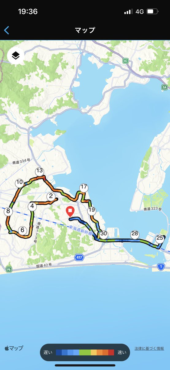 evengoal's tweet photo. ニューイヤー、箱根駅伝に影響されて久々に3時間走やった👍
地元を冒険した。笑 https://t.co/mw5jiNfqwU
