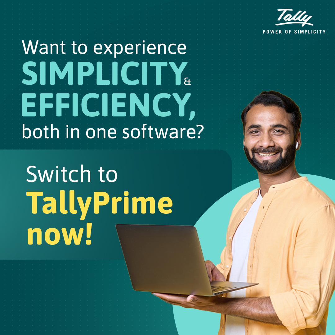 tallysolutions's tweet photo. Looking for a new software to switch to from QuickBooks? Choose TallyPrime - a robust business management software that lets you to manage all your business operations with ease &amp; allows you to focus on business growth. Switch to TallyPrime- https://t.co/iciG2fWVYa #SigninToTally https://t.co/RlH6XSFNOP