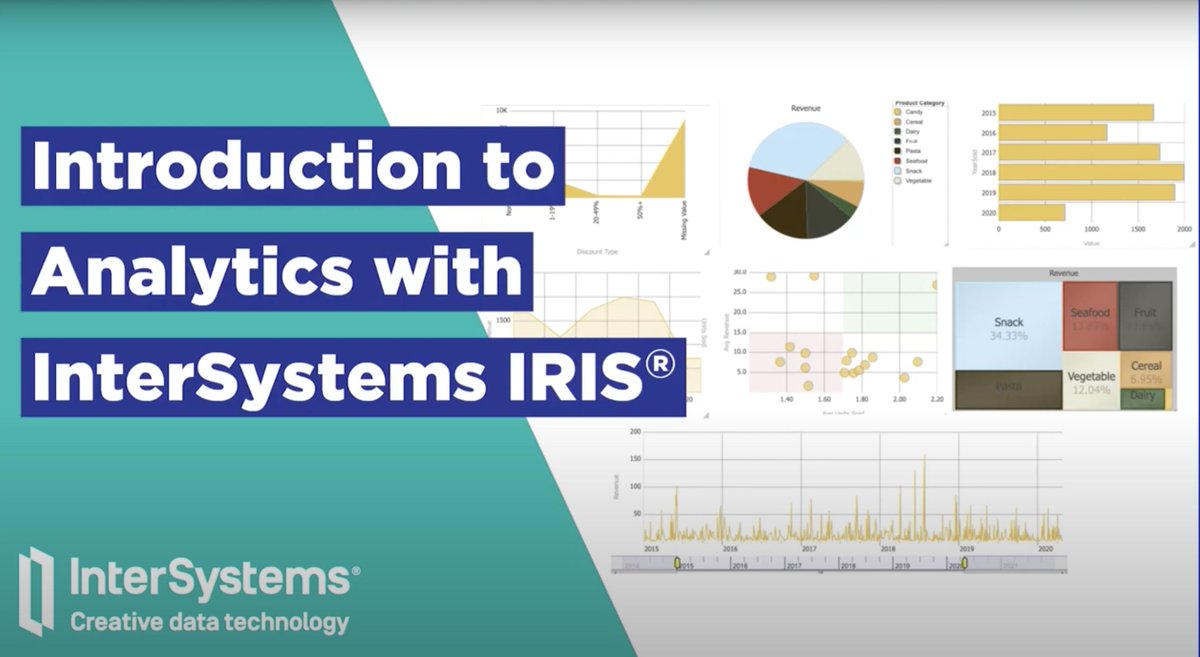 Get an introduction to the analytics capabilities of #InterSystemsIRIS data platform and InterSystems #IRISforHealth on @InterSystemsDev! 🔥 infl.tv/lIXE