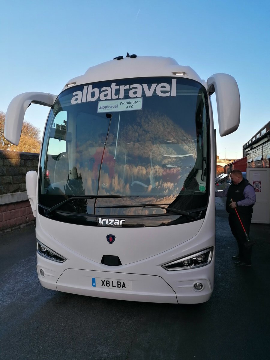 Early start for #REDJanuary2023 day 2 before catching team coach to <a href="/ClitheroeFC/">Clitheroe FC</a> <a href="/CumberlandFA/">Cumberland FA  ⚽️</a>