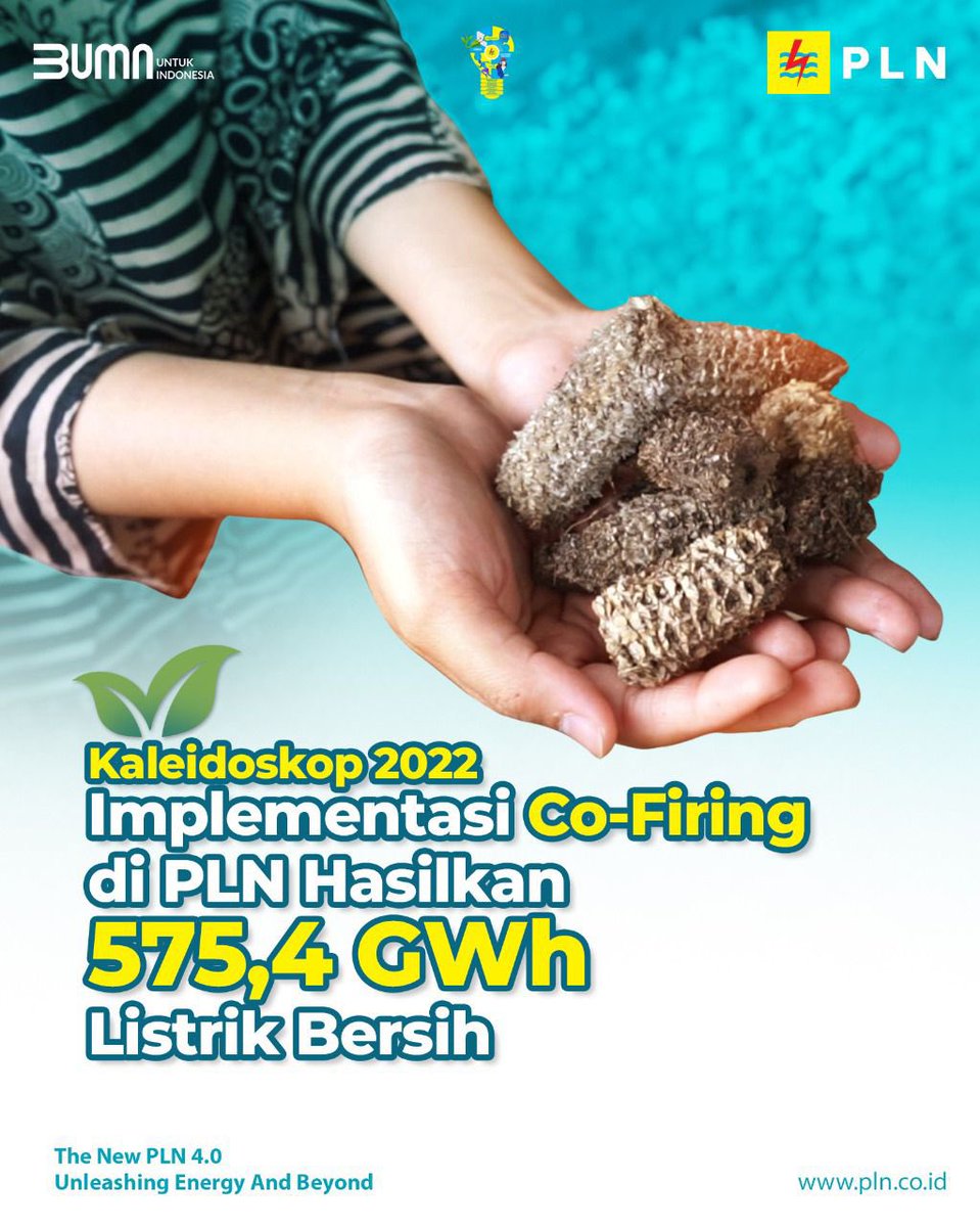 _pln_id's tweet photo. Electrizen, sebagai bentuk percepatan bauran energi baru terbarukan, PLN menghadirkan program _co-firing_ sebagai inovasi mengurangi penggunaan batu bara pada PLTU.
#PLN
#TheNewPLN4.0
#UnleashingEnergyandBeyond
#PLNGreenLeader https://t.co/fCqPa9QMtm