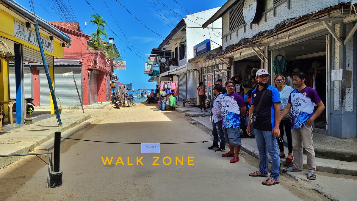 ElNidoArtcafe's tweet photo. WALKZONES in BUENA SUERTE started today.and will be 24hrs.
Sirena Street, Portion of Calle Hama (PNP) and Rizal Street (H Hotel), with NO Parking in Fishermen street, Palmera Street, which will be the access for pedestrians.
#sirenastreet #walkzone #elnido #buenasuerte https://t.co/o4v96D29dd