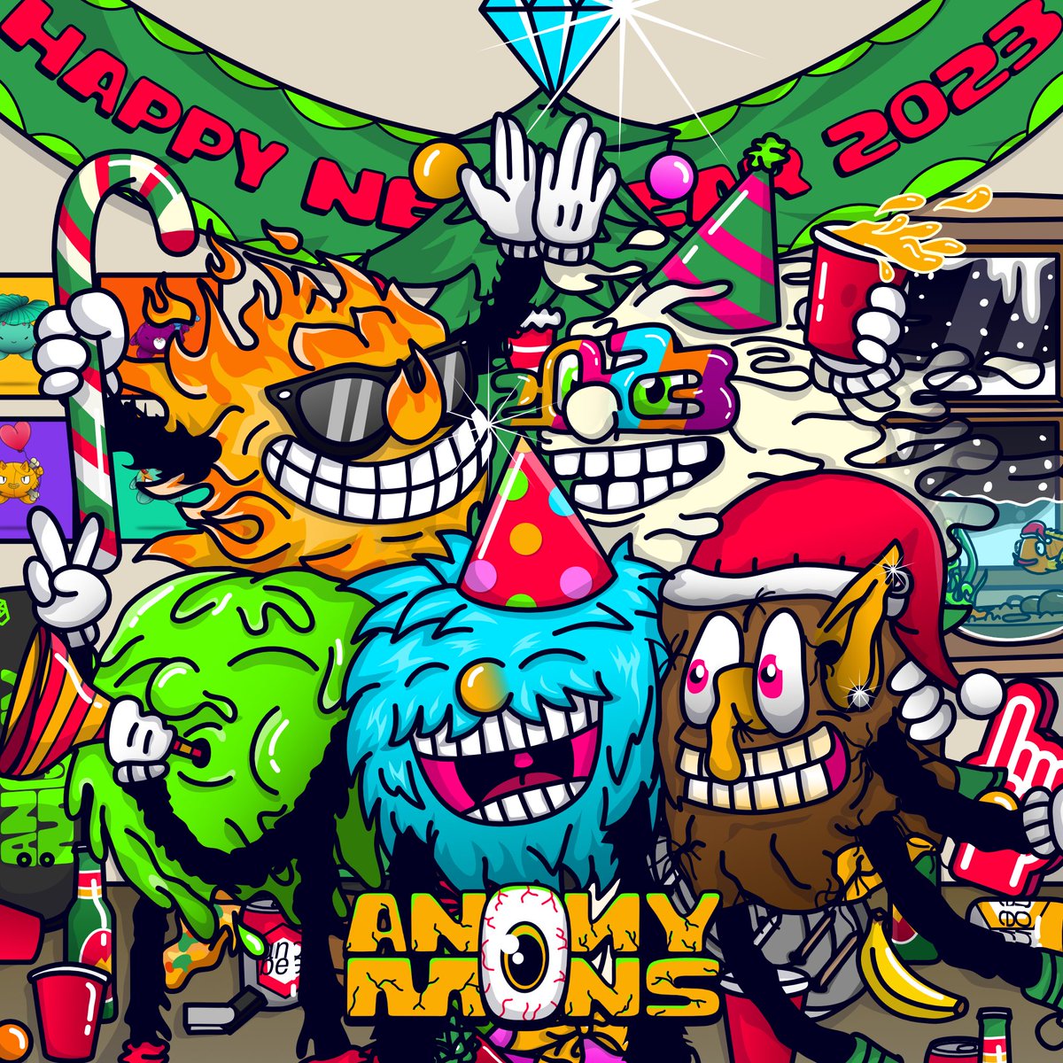 GWAARHRG!

As some of you have already noticed, we have airdropped a little new years present to all Anonymons holders 🎁! 

We would like to thank you all for the support in the past year! 

HAPPY NEW YEAR!