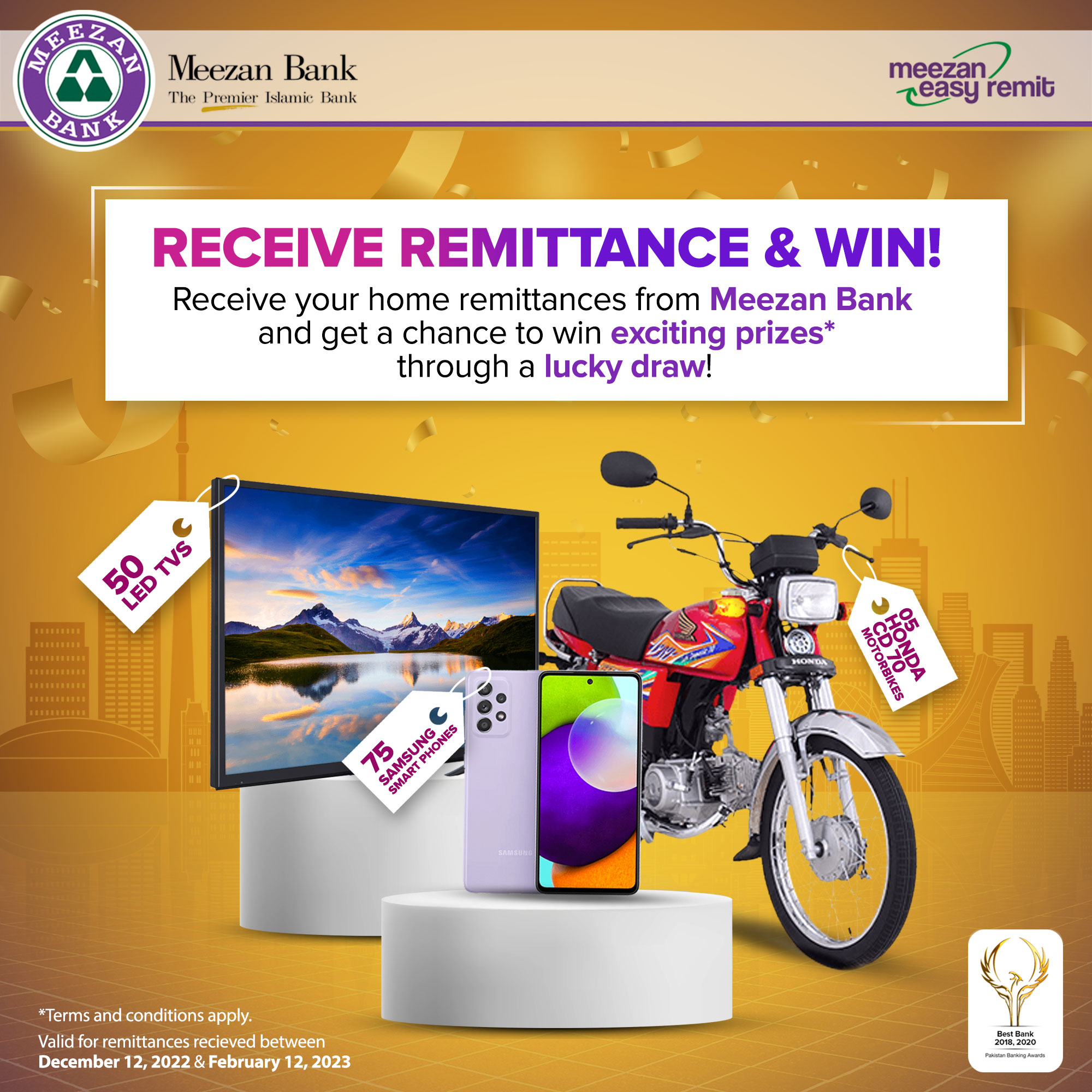 Meezan Bank on Twitter "Receive remittance and win exciting prizes