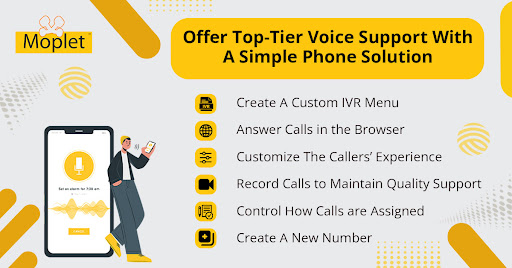 TeamMoplet's tweet image. Get started in minutes with a brand-new US number, or forward/port your existing number to Moplet so there’s no disruption to your shoppers.

Click on the link below. bit.ly/3t5Jbs0

#outboundcall #bulkvoicecalls #obdcalls #ivrservcie #promotionalcalls #clicktocall