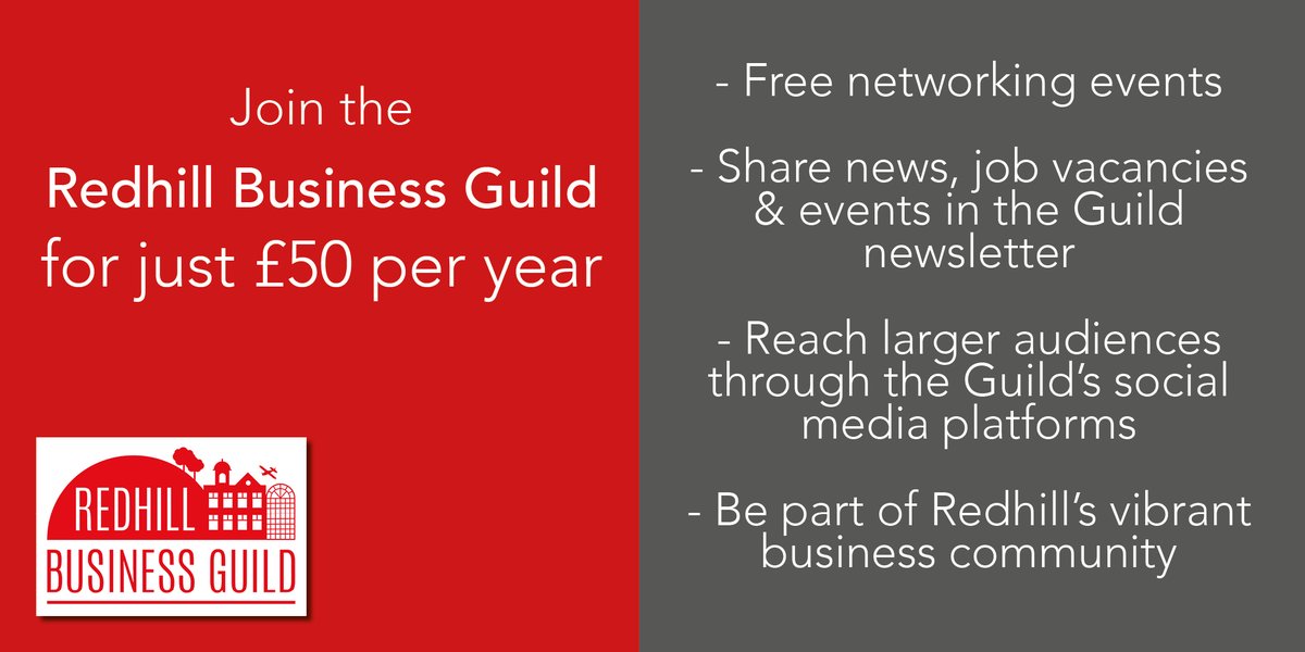 RedhillGuild's tweet photo. 📌 Did you know that you can join the #Redhill Business Guild for just £50 per year?

▶️ Speak/present at our Guild meetings
▶️ Free web listing
▶️ Articles &amp; recruitment in the Guild Newsletter
▶️ Social media support to promote your business
https://t.co/sxMXJSeKDF
#RH1 https://t.co/8NfLl724OI