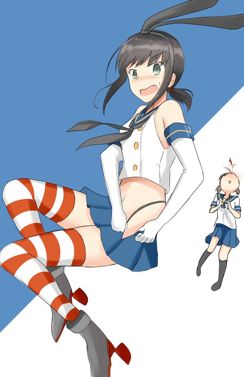 大井(艦これ) 「しばらく絵が描けないから過去のバニー艦娘貼っておくね 」|泉水すばる 神戸かわさき、c102予定のイラスト