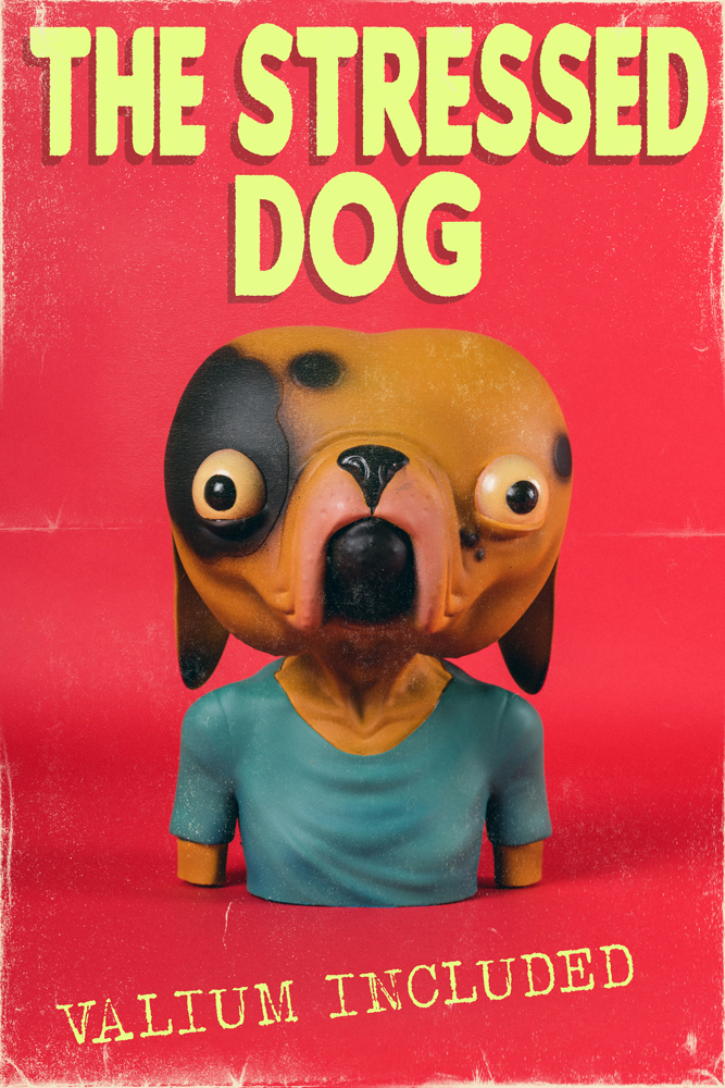 The Stressed Dog
#arttoy #artoy #resine #art #sculpture