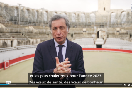 VilleArles's tweet photo. Le maire Patrick de Carolis présente ses vœux (vidéo) https://t.co/un3bZbdeti https://t.co/ROmVSSZ344