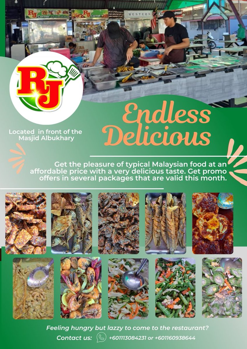 RjSelera's tweet photo. Rj Kampung Selera Restaurant is situated opposite to the Masjid Albukhary. It remain open from 7 AM till 3 PM. https://t.co/gJfGQpYw9B