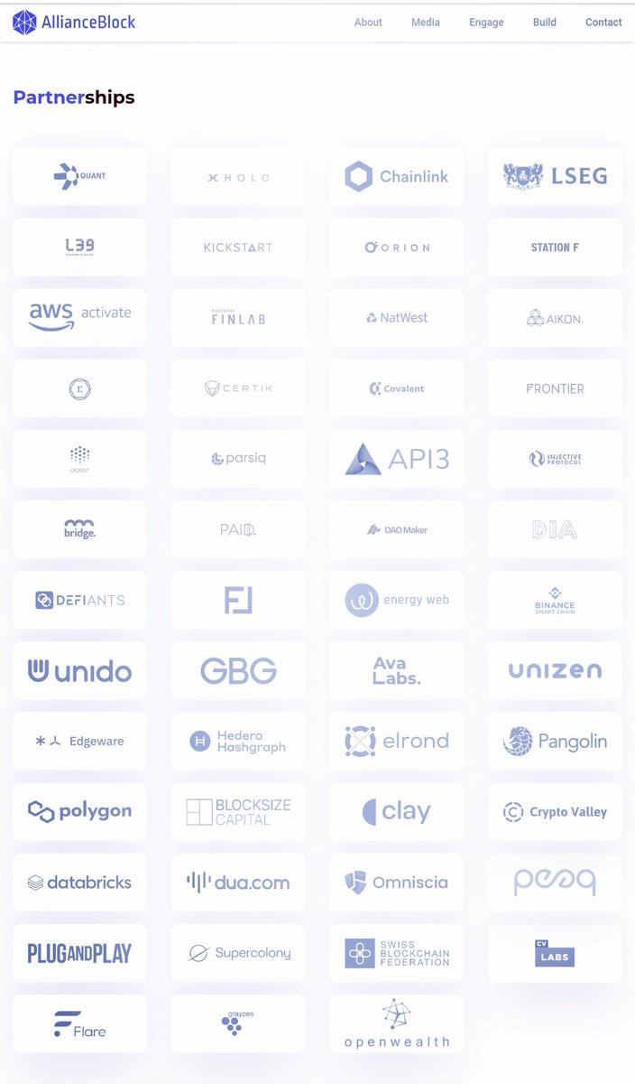 ALBT has arguably one of the best partnerships in crypto and because of the  $QNT overledger, it allows the AllianceBlock DEX to perform “Any to Any”  swaps at pretty much zero fees,