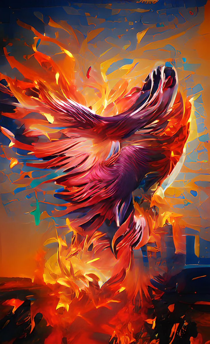 This Is <a href="/ArtOfEmotionAi/">Art Of Emotion Ai</a> #42 | "The Phoenix Rises From The Ashes, Just To Be Left For Dead." | #NFT #NFTs #NFTCommunity 

Discord: discord.gg/6ZM2KGgvWk

Supply: 333 | Genesis Pass
Get Yours: opensea.io/collection/art…
