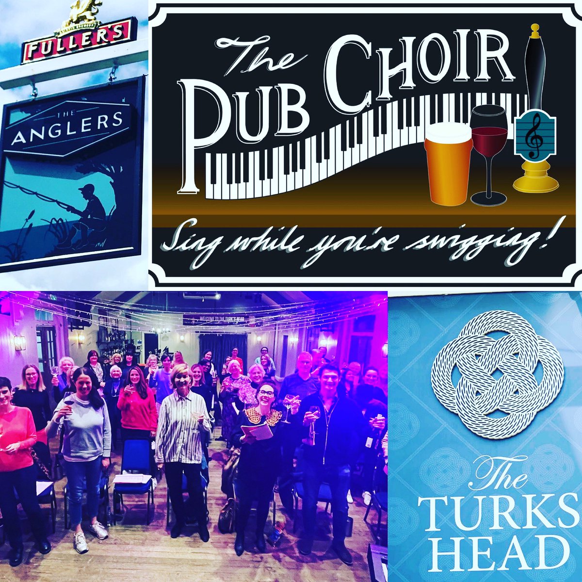 Join the Pub Choir from next week and start 2023 with a sing, swig and a smile! All welcome <a href="/Anglers_TW11/">Anglers Teddington</a> #Teddington on 09/01 and <a href="/TurksHeadTW1/">The Turk’s Head</a> #Twickenham on 12/01 from 8pm. #singyourheartout! thepubchoir.com <a href="/TLTeddington/">TL Teddington 💙</a> <a href="/artsrichmonduk/">Arts Richmond UK</a> <a href="/MyRichmondLdn/">My Richmond</a> <a href="/TwitTeddington/">Teddington News</a>