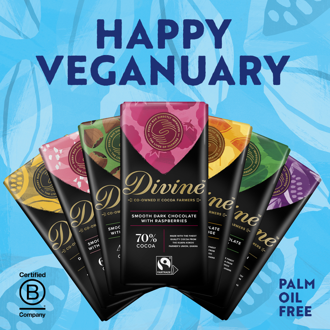 Is anyone doing #Veganuary this year? If so, you’re in luck as we’ve got a #delicious range of #veganchocolate to choose from. And what's even better? They are all #palmoil free & #Fairtrade.